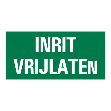 Pickup bord inrit vrijlaten 30x15 cm