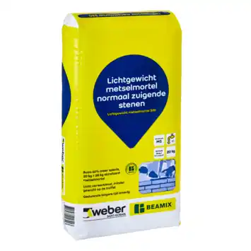 Weber Beamix lichtgewicht metselmortel 20 kg