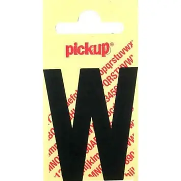 Pickup plakletter w 60 mm zwart