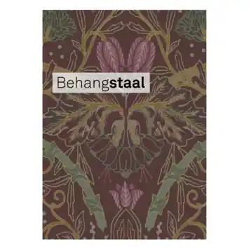 Behangstaal vliesbehang Lauri bourgondy (dessin 113294)
