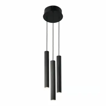 Nordlux 3-spot hanglamp Vico zwart 5W - GU10