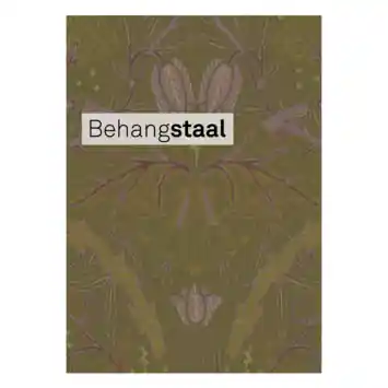 Behangstaal vliesbehang Lauri oker (dessin 113288)
