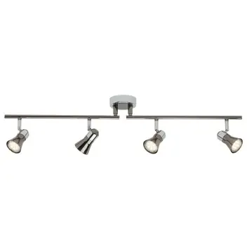Brilliant quatrobalk Jupp LED GU10 4X3W chroom/zwart