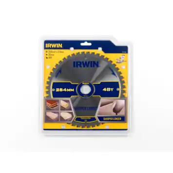 Irwin afkortzaagblad 48T voor hout / laminaat / MDF- 254 x 30 mm