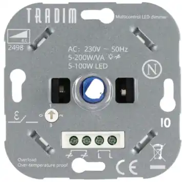 Tradim LED multi way muurdimmer 2498