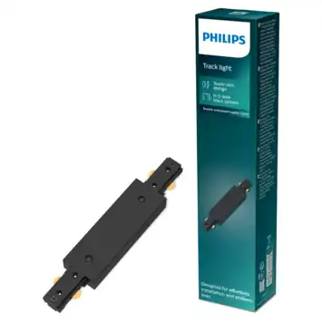 Philips EasyLink dubbelzijdige stroomaansluiting railverlichting zwart