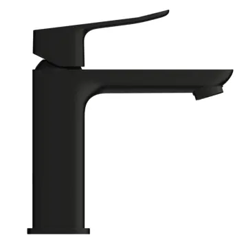 Grohe Dice wastafelmengkraan M-Size Push open Mat Zwart