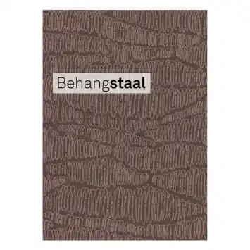 Behangstaal vliesbehang Thya terra-goud (dessin 139726)