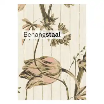Behangstaal vliesbehang Nadine zand (dessin 118127)