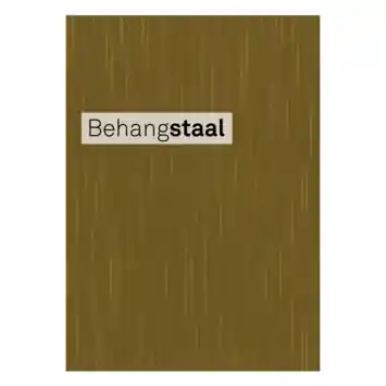 Behangstaal textielbehang oker (dessin 107381)