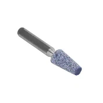 Irwin slijpsteen kegelvormig Ø10 mm met as Ø6 mm.