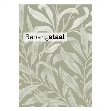 Behangstaal vliesbehang William Morris at Home Willow Bough Saliegroen (dessin 124248)