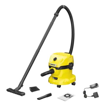 Kärcher 18V alleszuiger WD02 12L (incl. accu 2.0Ah + lader)