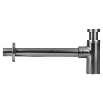 Differnz Wastafelsifon Design Gun Metal