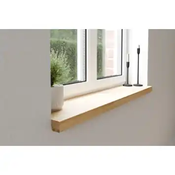 Vensterbank massief eiken 100 x 25 cm 40 mm