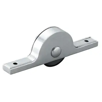 Rolslot polyamide wiel 25 mm breed (13 mm) verzinkt