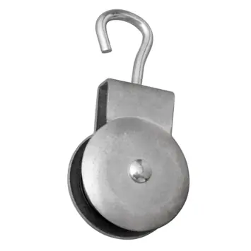 Waelbers hijskatrol met enkel poly-wiel open oog 50 mm