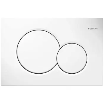 Geberit Sigma 01 bedieningspaneel wit voor inbouwreservoir Systemfix