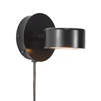 Nordlux Nordlux wandlamp Clyde zwart