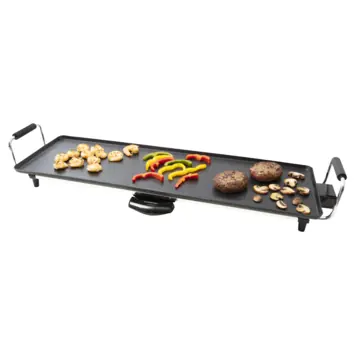 Inventum TP700 Teppanyaki grill – 70x23 cm tafelgrill – PFAS-vrij – 1800W – Zwart/RVS