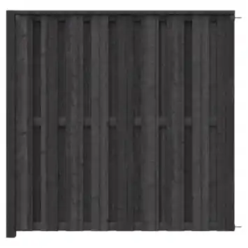 Schutting volgpakket Royal grenen hout antraciet 1,9 m lang