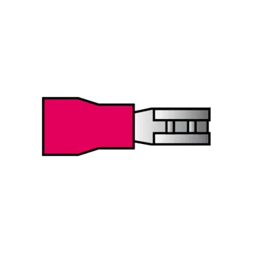 Carpoint Vlakstekkerhuls 559 Rood 2.8x0.5mm 10 Stuks