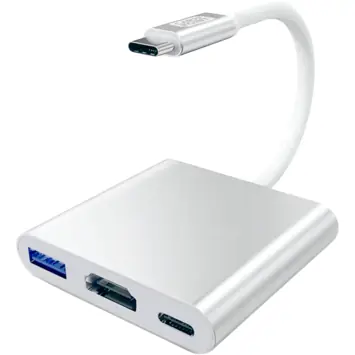 Carpoint 3 in 1 Adapter USB-C > HDMI / USB-A / USB-C