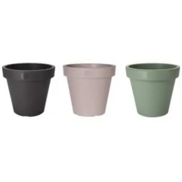 Bloempot diverse kleuren kunststof Ø 30 cm