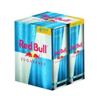Red Bull 4 pack sugar free 4 x 25 cl