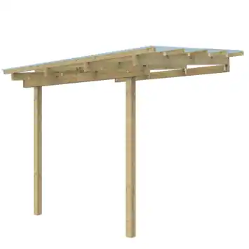 Overkapping aanbouw geïmpregneerd 300 x 250 cm