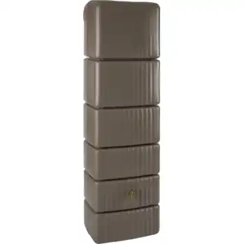 Muurregenton Slim taupe 300L + kraantje en vulautomaat