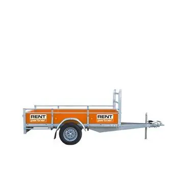 Aanhangwagen enkelas 2,5 meter
