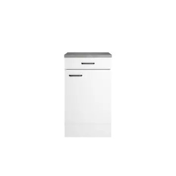Optifit onderkast Bonn214 inclusief 1 lade en 1 deur wit 88x50x50 cm